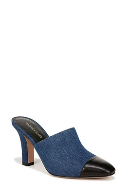 Veronica Beard Carlotta Cap Toe Mule in Black/Mountain Blue at Nordstrom, Size 5.5