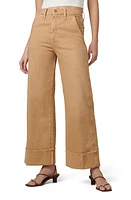 Joe's The Trixie Cuff High Waist Wide Leg Trouser Jeans at Nordstrom,