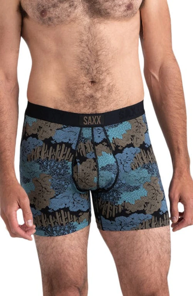 SAXX Ultra Super Soft Relaxed Fit Boxer Briefs Sonora Camo- Slate at Nordstrom,