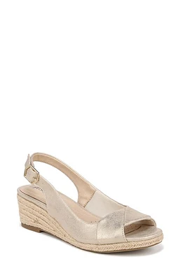 LifeStride Socialite Espadrille Slingback Sandal Platino at Nordstrom,