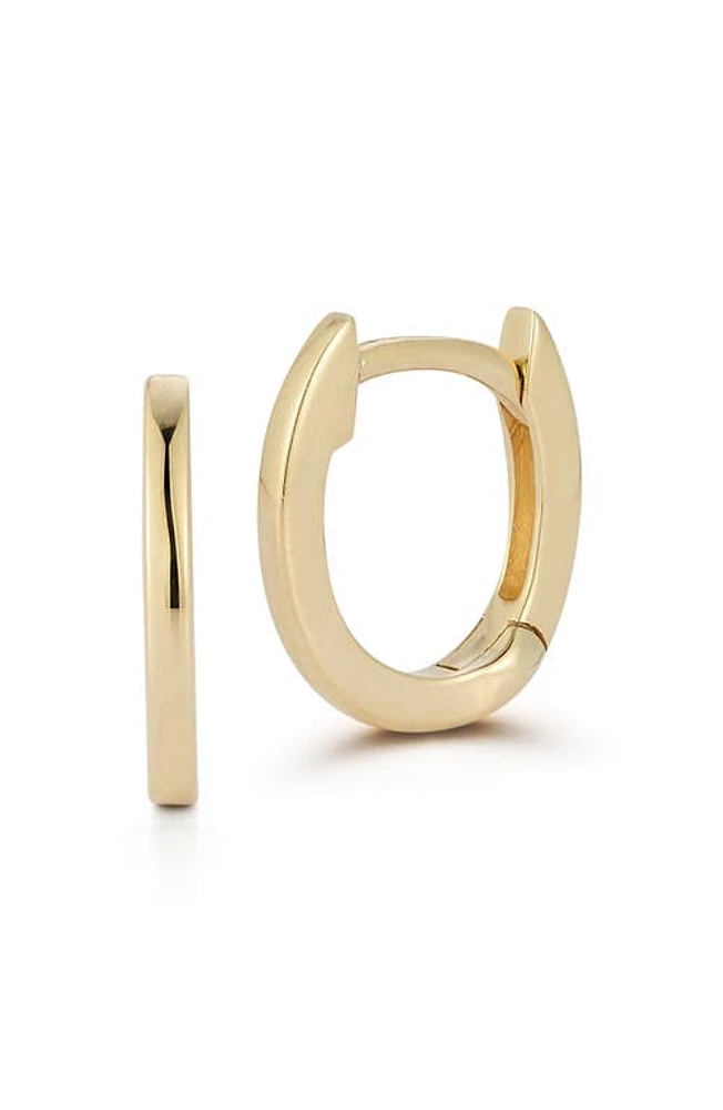 Dana Rebecca Designs DRD Medium Huggie Hoop Earrings in Yellow Gold at Nordstrom