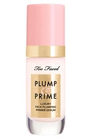 Too Faced Plump & Prime Face Plumping Primer Serum at Nordstrom