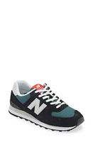 New Balance Gender Inclusive 574 Sneaker Black/Grey Matter at Nordstrom, Women's