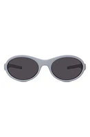 Givenchy GV Ride 55mm Oval Sunglasses in Grey/Other /Smoke at Nordstrom