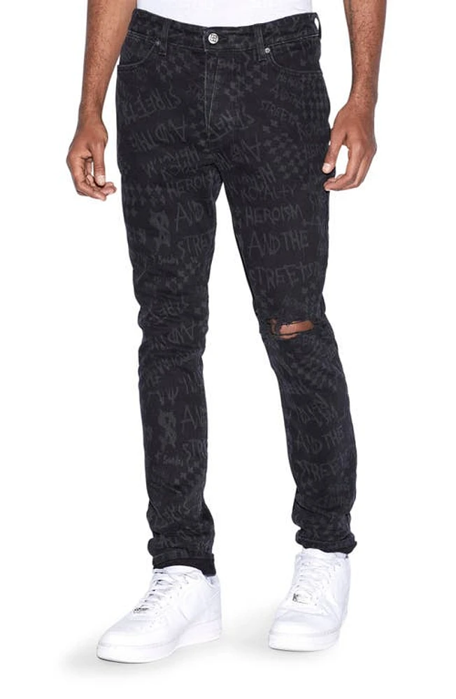 Ksubi Van Winkle Heroism Slim Fit Jeans in Black at Nordstrom, Size 31