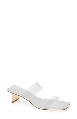 Schutz Ariella Slide Sandal Transparente/White at Nordstrom,