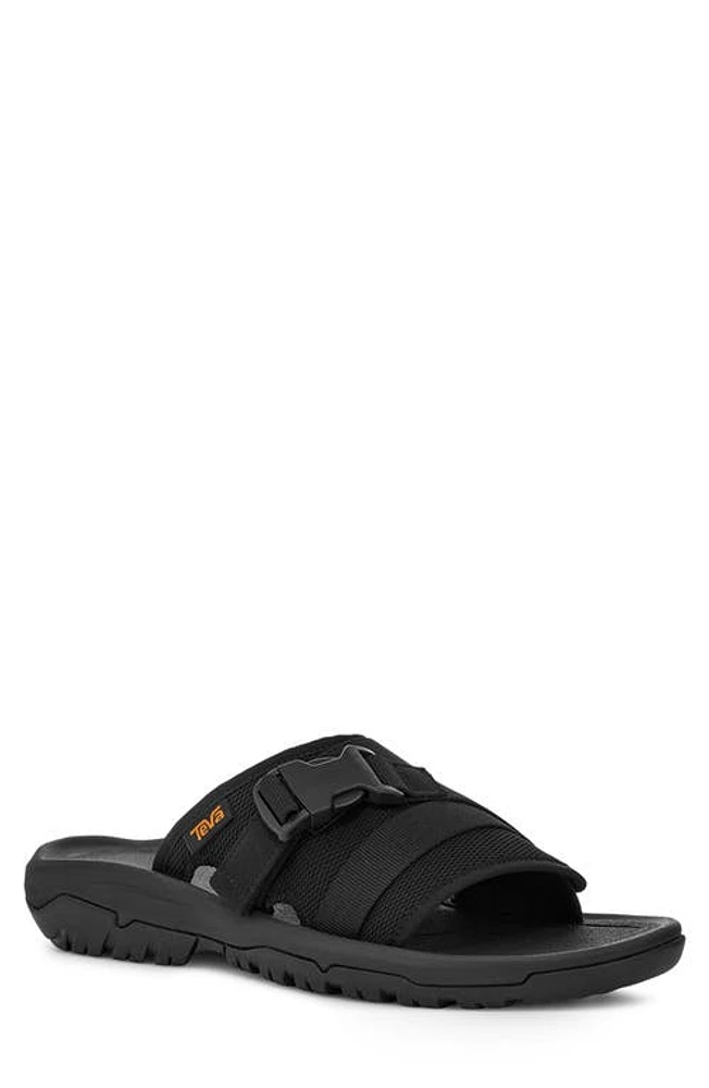 Teva Hurricane Verge Sport Slide Sandal Black at Nordstrom,