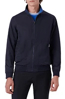 Bugatchi Reversible Bomber Jacket Navy at Nordstrom,