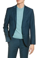 Open Edit Solid Extra Trim Wool Blend Sport Coat at Nordstrom,