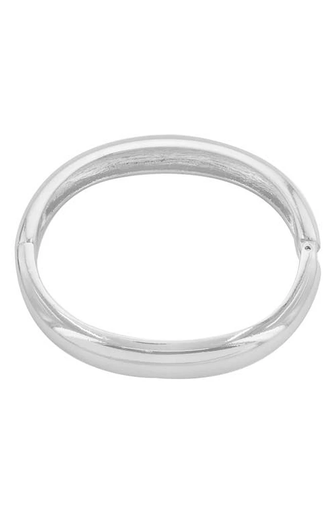 Panacea Polished Bangle in Silver at Nordstrom