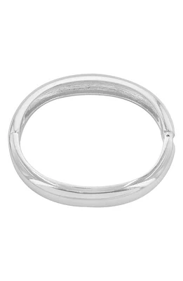 Panacea Polished Bangle in Silver at Nordstrom