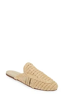 Kaanas Faya Woven Raffia Mule Natural at Nordstrom,