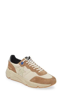 Golden Goose Running Sole Low Top Sneaker Ivory/Grey/Tobacco 15537 at Nordstrom,