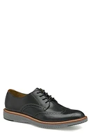 Johnston & Murphy Upton Wingtip Derby Black Full Grain at Nordstrom,