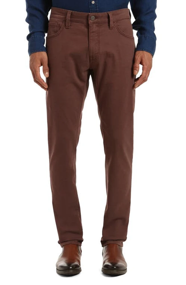 34 Heritage Courage Coolmax Stretch Straight Leg Five Pocket Pants Mahogany at Nordstrom, X