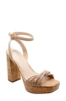 Charles by David Ideally Platform Sandal Linen at Nordstrom,