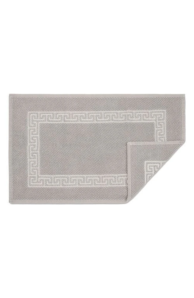 Matouk Adelphi Cotton Bath Rug in Sterling at Nordstrom