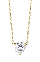 LIGHTBOX -Carat Lab Grown Diamond Necklace in White/14K White Gold at Nordstrom