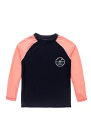 Snapper Rock Kids' Surf School Long Sleeve Rashguard Navy at Nordstrom,