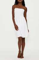 Beach Riot Lilee Strapless Smocked Cover-Up Dress at Nordstrom,