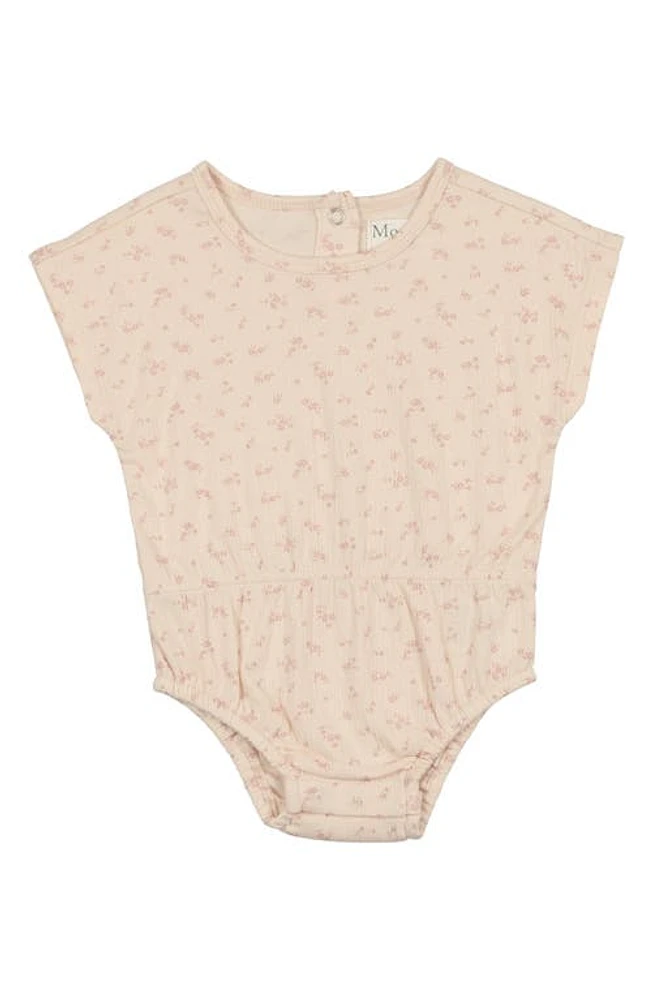 Manière Floral Romper Mauve at Nordstrom,