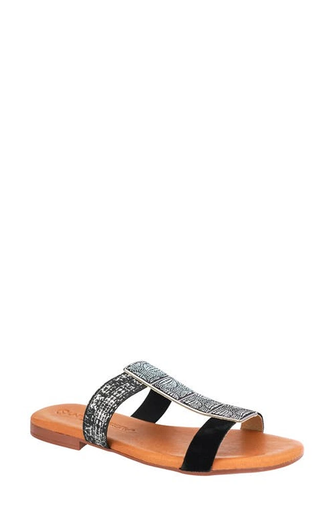 Unity in Diversity Affaire Slide Sandal in Cuadros Ante/Black at Nordstrom, Size 6Us