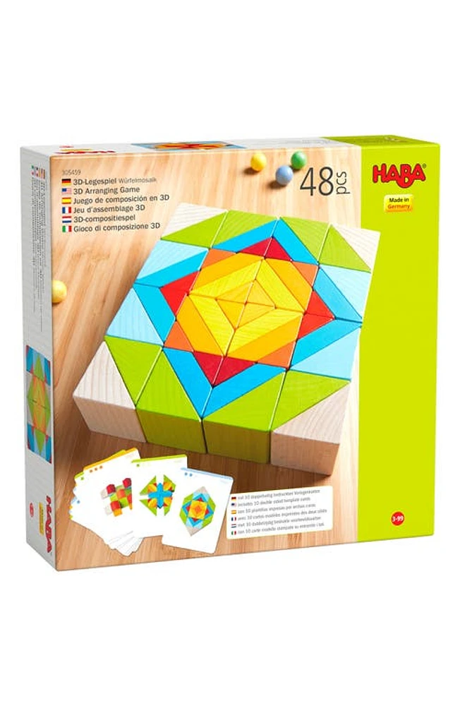 HABA Mosaic 3D Block Arranging Game in Green Multi at Nordstrom