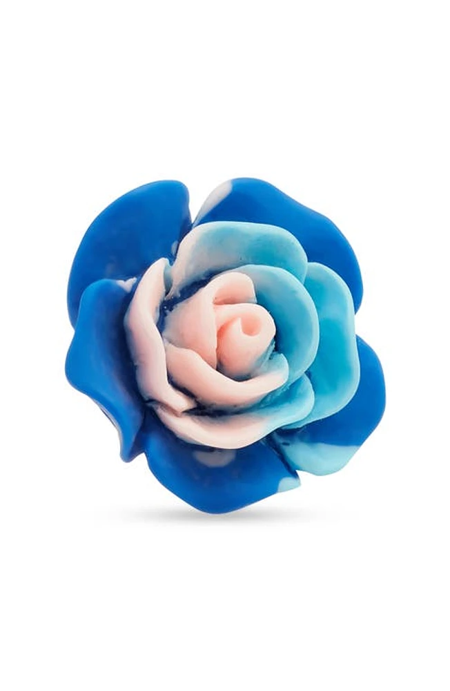 CLIFTON WILSON Blue & Pink Lapel Flower at Nordstrom