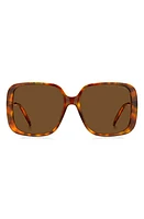 Marc Jacobs 57mm Square Sunglasses in Havana Beige /Brown at Nordstrom