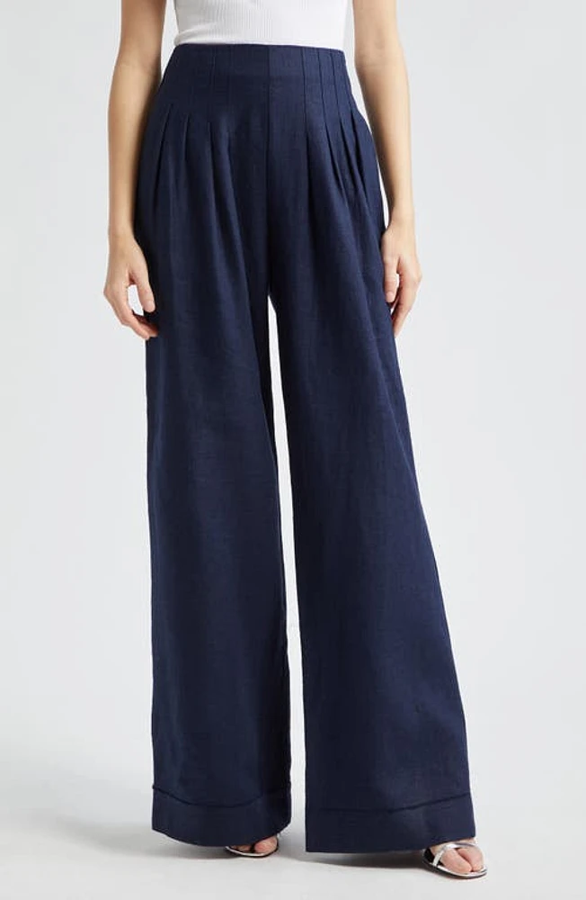 Ramy Brook Dalia Pleated Wide Leg Pants at Nordstrom,