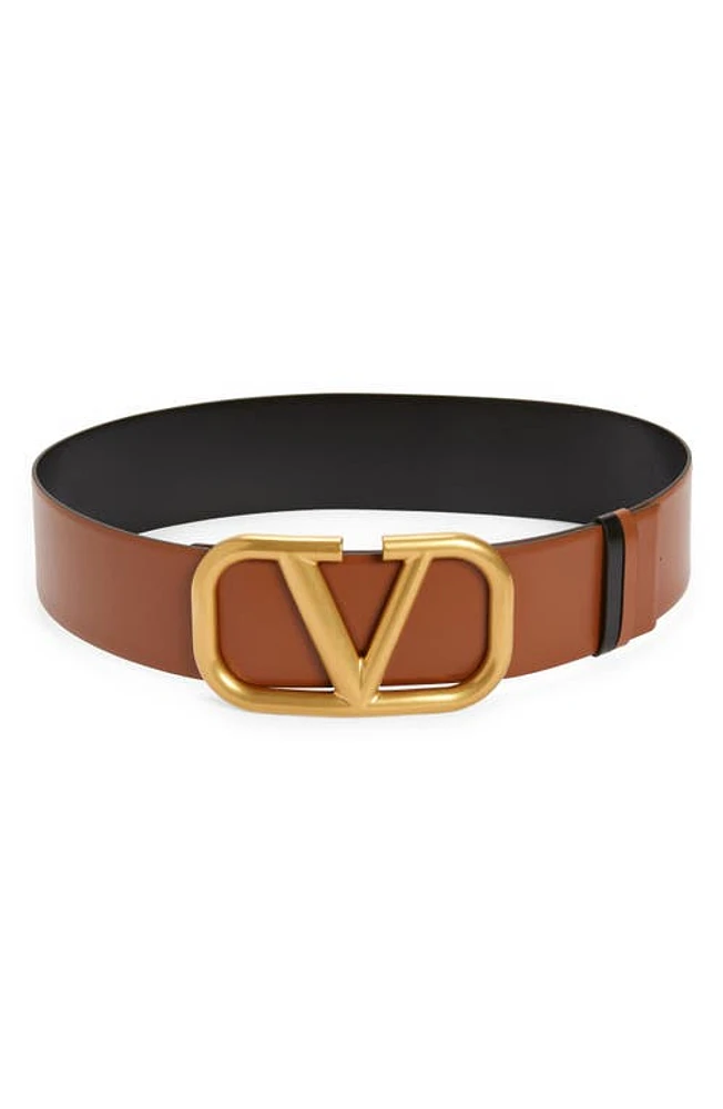 Valentino Garavani VLOGO Reversible Leather Belt at Nordstrom,