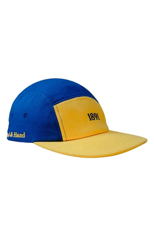 9tofive Mind & Hand 5-Panel Cap in Blue at Nordstrom