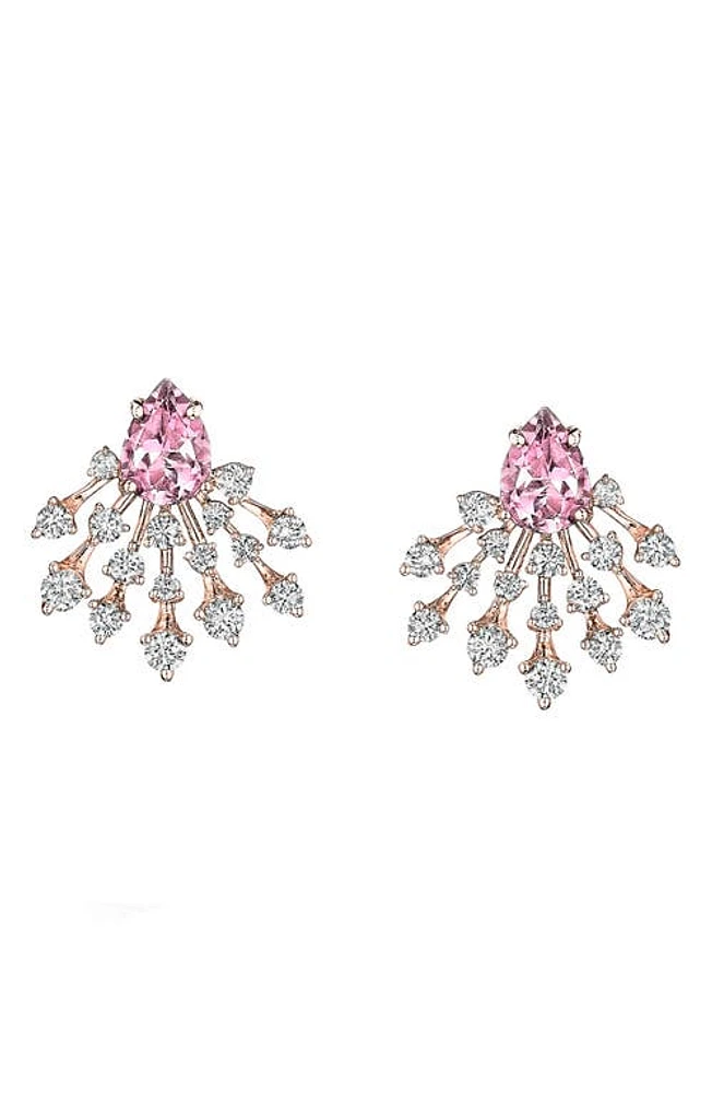 Hueb Luminus Earrings in Rose Gold at Nordstrom