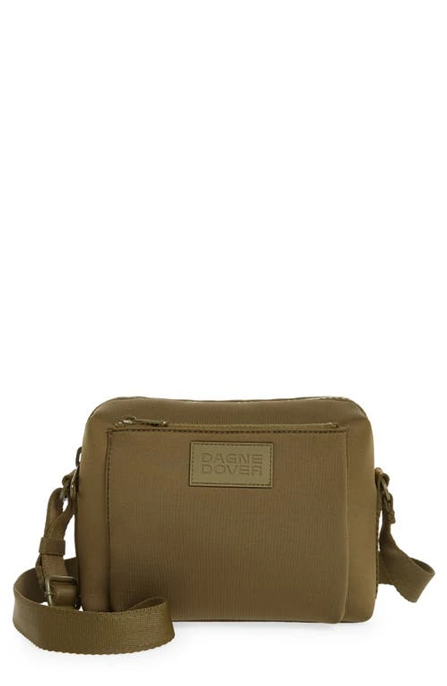 Dagne Dover Micah Neoprene Crossbody Bag in Dark Moss at Nordstrom