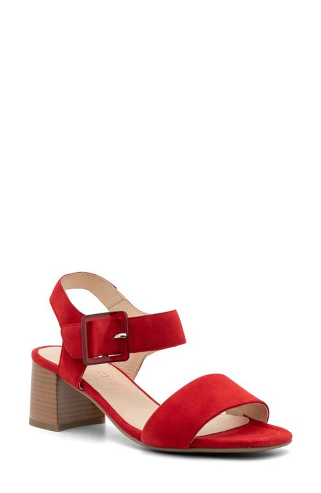 ara Bethel Ankle Strap Sandal Red at Nordstrom,