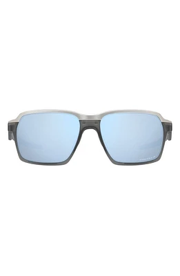 Oakley Parley 58mm Prizm Polarized Rectangular Sunglasses in Grey at Nordstrom