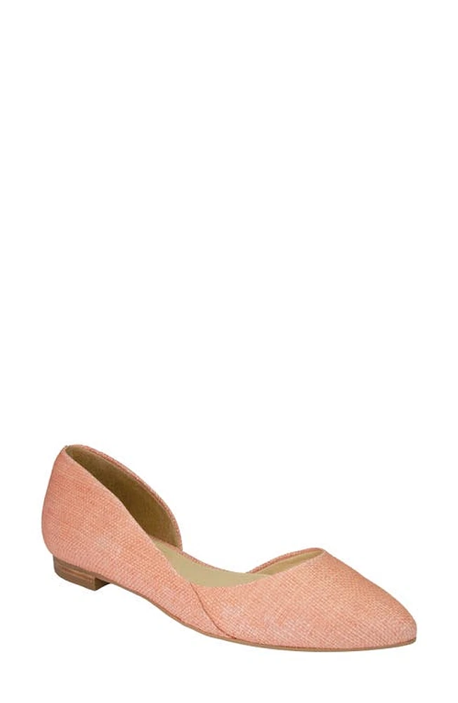 Marc Fisher LTD Sunny Half d'Orsay Flat Medium Pink at Nordstrom,