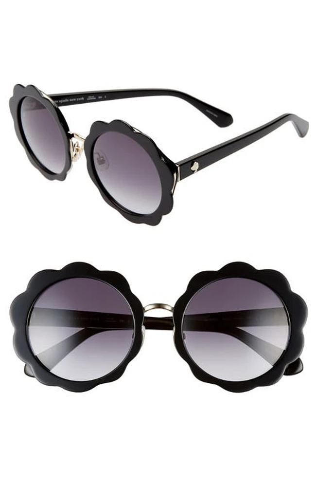 Kate Spade New York karries 52mm round sunglasses in at Nordstrom