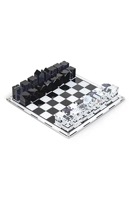 Bey-Berk Acrylic Chess Set in Multi Color at Nordstrom