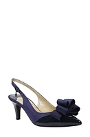 J. Reneé Gabino Slingback Pump Navy/Navy Fabric at Nordstrom,