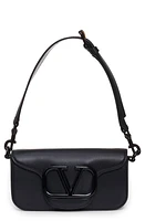 Valentino Garavani VLOGO Leather Camera Crossbody Bag in 0No - Nero at Nordstrom