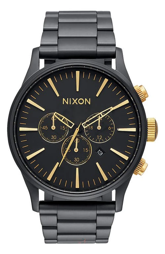 Nixon Sentry Chronograph Bracelet Watch