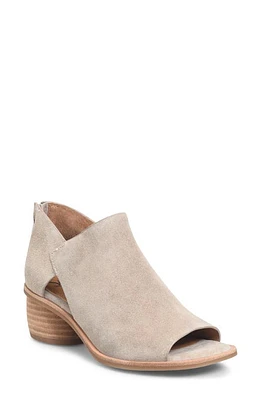 Söfft Carleigh Peep Toe Bootie Light Grey at Nordstrom,