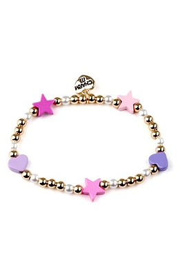 CHARM IT! Kids' Beaded Star Bracelet in Gold Multi at Nordstrom