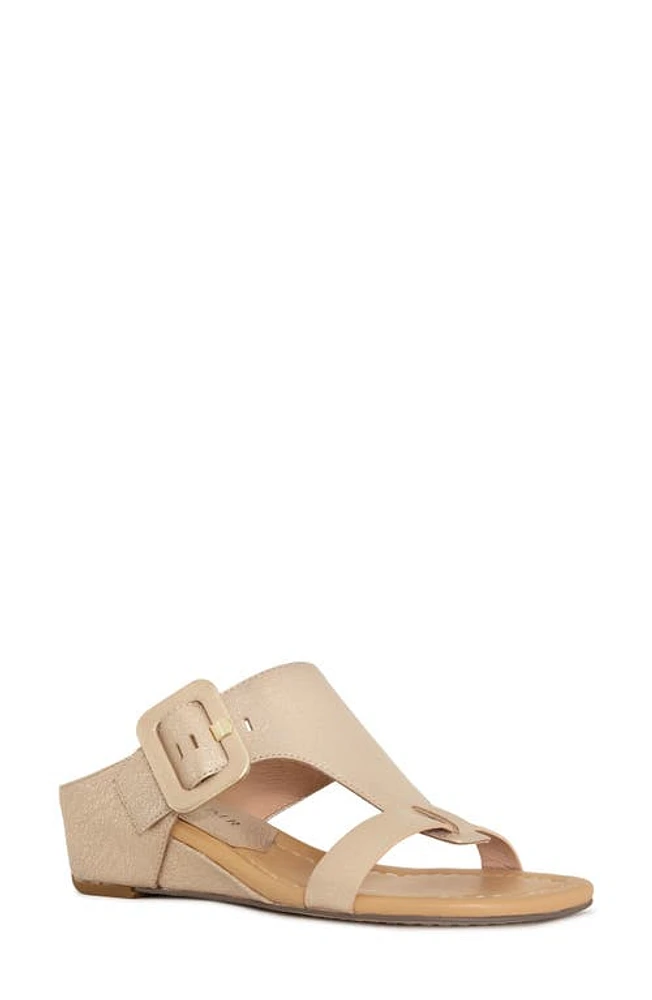 Donald Pliner Ofelia Wedge Slide Sandal Pale Gold at Nordstrom,