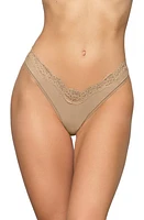 SKIMS Fits Everybody Lace Dipped Thong at Nordstrom,