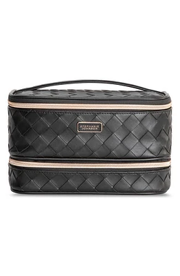 Stephanie Johnson Belize Raven Jenny Cosmetics Train Case in Black at Nordstrom