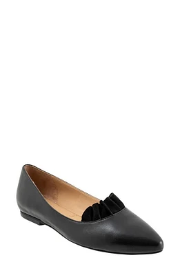 Trotters Elsie Pointed Toe Flat Black at Nordstrom,