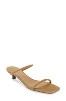 TOTEME Minimalist Kitten Heel Sandal Caramel at Nordstrom,