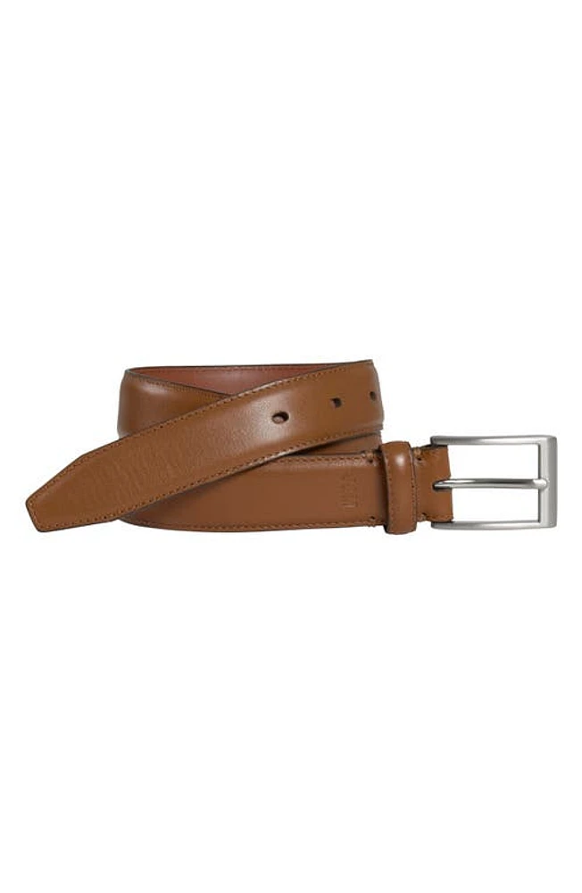 Johnston & Murphy Kids' Leather Belt Tan at Nordstrom,